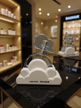 Ariana Grande White Cloud Bottle Decorative Perfume Accent